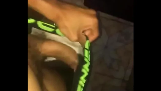 Bareback Beauty Juggles His Massive Hard-On — Straight Buck Naked Horny