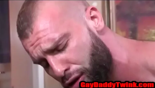 Bearded Hunk Takes Control: Raw Passion With Blonde Twink — Steamy Scene 18+