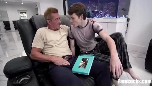 Riding My Mentors Thick Cock – Stepsons Steaming Gay Fantasy Fulfilled – 18+