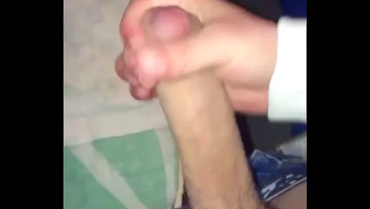 Hard Muscle Stud JERKS Massive Pole Until Explosive Creampie Load