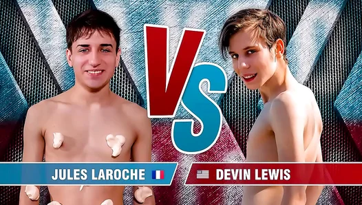 Devin Lewis Jules Laroche Heat Up the Tub with Steamy Twink Action – GayTwinks 18+