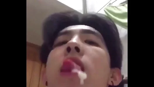 Hungry Young Thai Twink 18+ Binges On His Own Creamy Cumshot – Hot Solo Session