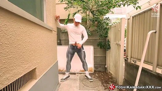 Outdoor Heat: Yoshi Kawasakis Steaming Solo Masturbating Fantasy – 18+