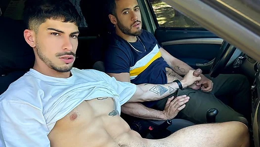 Bastian Moreyra Gives Unforgettable Blowjob to His Devoted Driver – 18+