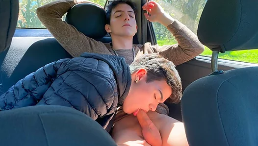 Backseat Fire: Dylan Rides Tony Elliott Hard – Ride Share XXX Action – 18+