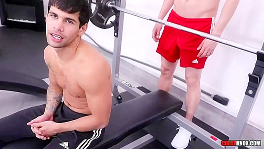 Colby Chambers Hot Gym Fantasy — Hard Bodies Grind in Steamy Workouts – GayPornX 18+