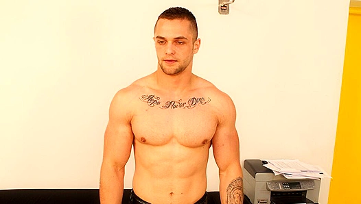Busty Stud Takes a Hard Bareback Ride in Steamy Audition Scene – GayPornX