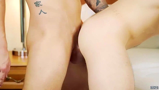 Horny Soldier Takes It Deep from a Hung Stranger — Hardcore Gay Fuck Session