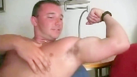 Anthony, the Adorable Soldier Boy, Joins a Steamy Military Group Masturbation Session –