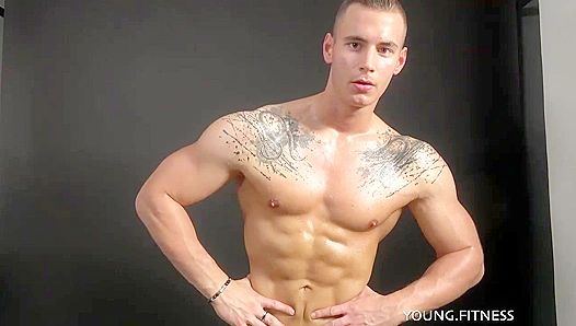 Oiled Asian Hunk Flaunts Glossy Pecs – Hot Muscular Fantasy Unleashed 18+
