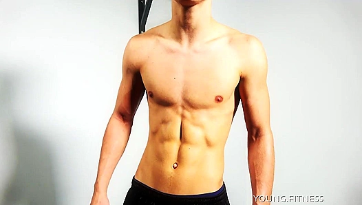 Lean Muscle Fantasy: Fit Twink Flexes Every Curve – EastBoys 18+