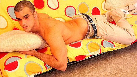 admires his hot body while jacking off—Sebastins steamy solo session – circle jerk boys