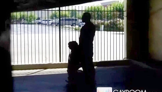 Steamy Encounter: Hidden Parkade BJ Fun Between Two Men – Gay XXX