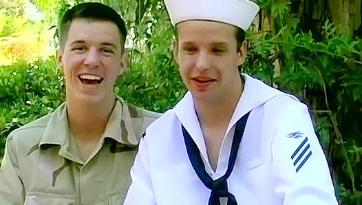 Hardcore Heat: Soldiers Embrace Rough Anal Finish With Steamy Facials – 18+
