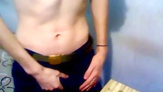 Emo Boy Samuel Gets Wild, Jacking Off Hard Covering Hands With Cum – 18+