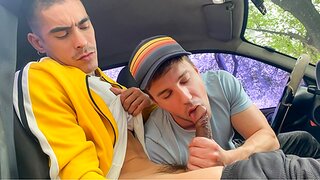 Curious Straight Guy Gives In To Lust With Hot Latino Uber Driver – JonasMatt Scene