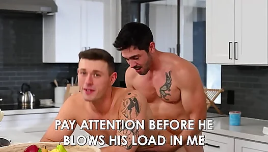 Kyle Rides Travis Huge Hard Cock with Wild Passion – Hot Gay Anal Ride