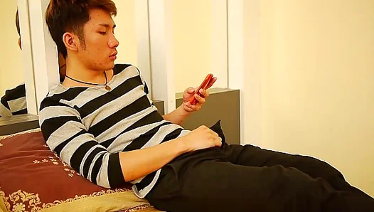 Oil-Slicked Hunger: Young Asian Twink JERKS for You in Hot POV Action – 18+