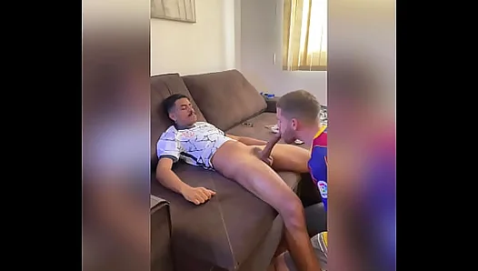 Deep Throat Mastery: Young Hunks Swallows My Load Like A Pro – 18+