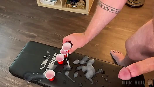Stepbrothers Cum Shots Galore — Filling Glasses With Thick Ropey Loads – 18+