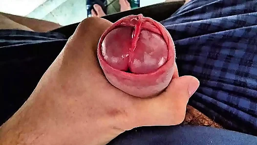 Precum Drops Sensual Edge Play: Forbidden Cockhead Tease – GayXXX 18+