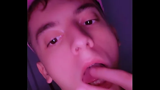Twink Sneaks Peek, Laps Up Hot Piss From Toilet—Naughty 18+ Fun