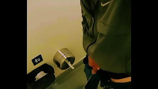 Caught Mid-Sip: Public Bathroom Piss Play Turns Addictive – GayXXX 18+