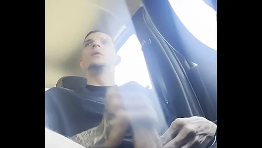 Blowout Orgasm in the Rear Seat – Wild Bareback Gay Hookup Heat