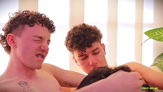 Stepdad Takes On Eager Twins in Steamy Threesome Fun – XXXGayThreesome 18+