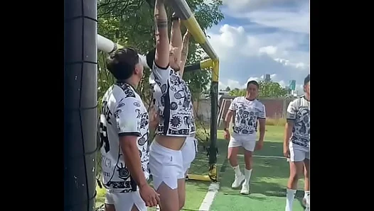 Sun-Baked Studs Swap Sweat Sex On Field – Wild Gay Encounter