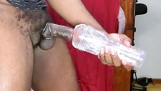 Hardcore Gym Session: Hot Jock Jerks Thick Rod With Fleshlight – SexyAF Workou