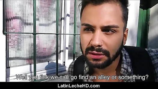 Latin Tourist Gets Paid for His First Rough Ass Fuck – Steamy Street hookup