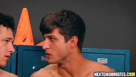 Hung Coaches Devoured by Thirsty Jocks – Steamy Locker Room BBC Action – 18+