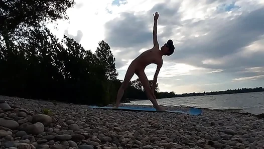 Flexible Naked: Slim Twink Bends into Pleasure on Gay Naturist Shore – Jon Arteen