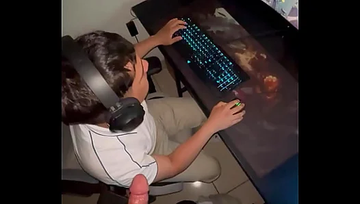 Blowing My Bi Buddy Mid-Game, Then Taking His Thick Dick Hard – Gay XXX