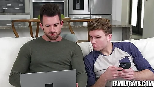 Stepbrothers Give In To Forbidden Desire – Steamy Closet Encounter 18+