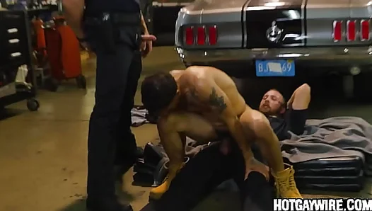 Cuffed Claimed: Two Officers Dominate Him Raw – Gay Porno Thriller Pt.3