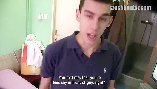 Dark-Haired Stud Claims Ass Then Cums All Over His Face – Anal Breaking In