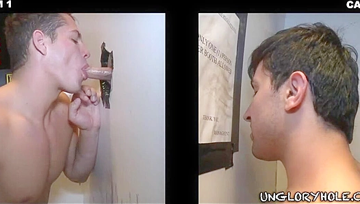 Alejandro Alexa Takes On TemptHunter in Hot Glory Hole Action – Uncensored
