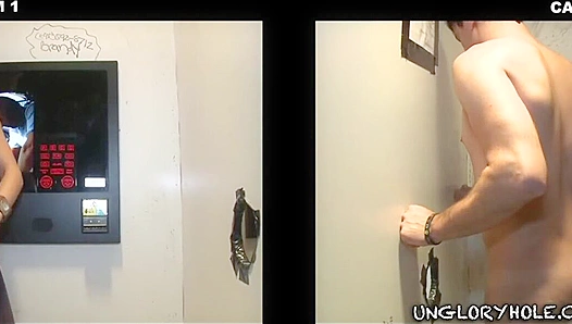 Alejandro Alexa Takes On TemptHunter in Hot Glory Hole Action – Uncensored