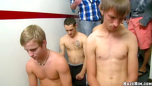 Hallway Dominance: Big Dick Initiation for Hungry Young Bottom – 18+
