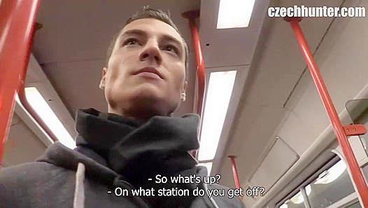 Hung Czech Beast Stretches Subway Studs Tight Ass – GayHunter 18+