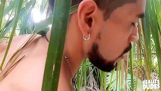 Benjamin Damian Goes Wild—Steamy Mutual Blowjobs in the Woods – GayPornWoodland