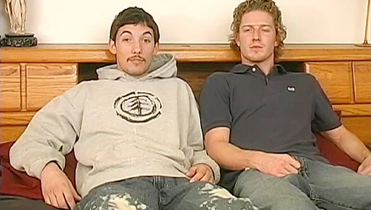 Blond Brothers Exchange Dirty Talk Before Jerking Off Together – Hot Group Moment