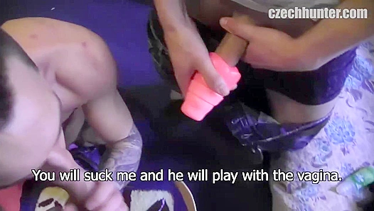 Intense Fleshlight Session Turns into Wild Blowjob Action – CzechHunter XCLUSIVE