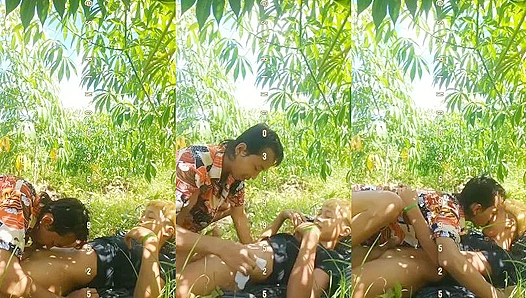 Steamy Encounter in the Rice Paddies – Hot Summer Lust Unfolds – GayPornXtreme