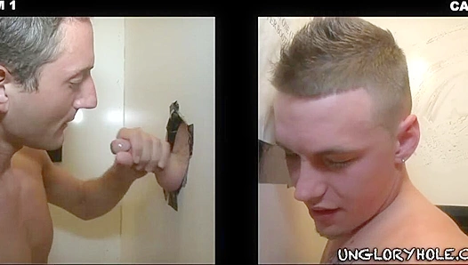 Curious Jock Discovers Bliss at a Sizzling Glory Hole – Wild Gay Fun 18+