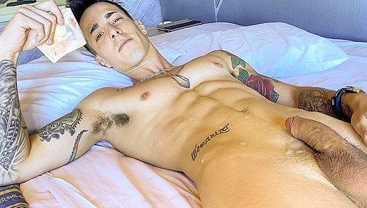 Latino Twink Cums Hard on Camera for Cash – Hot Amateur Cream Pie Fun – LecheX 18+