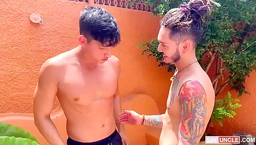Passionate Latino Stallions Fuck Hard Bareback on Sofa – Explosive Climax
