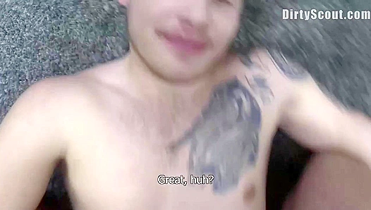 Tattooed Rook Devoured by Grimey Glory Hole Stranger – XXX